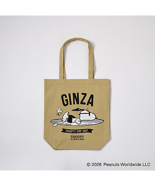 【預訂｜8月】Snoopy in Ginza 銀座展 2026 - SNOOPY’S SURF SHOP 手挽袋 Tote Bag