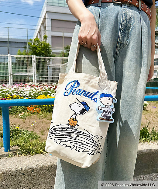【預訂｜8月】Snoopy in Ginza 銀座展 2026 - Double Name 2-Way Tote Bag
