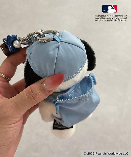 【Pre-order｜Aug】Snoopy in Ginza 2026 - MIIA MLB×PEANUTS Charm Pouch