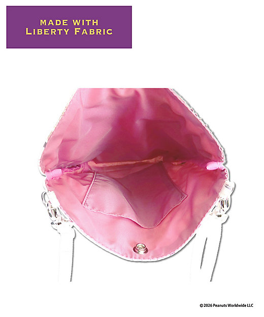 【預訂｜8月】Snoopy in Ginza 銀座展 2026 - Snoopy x Liberty Fabrics LONDON 斜揹袋 單肩包