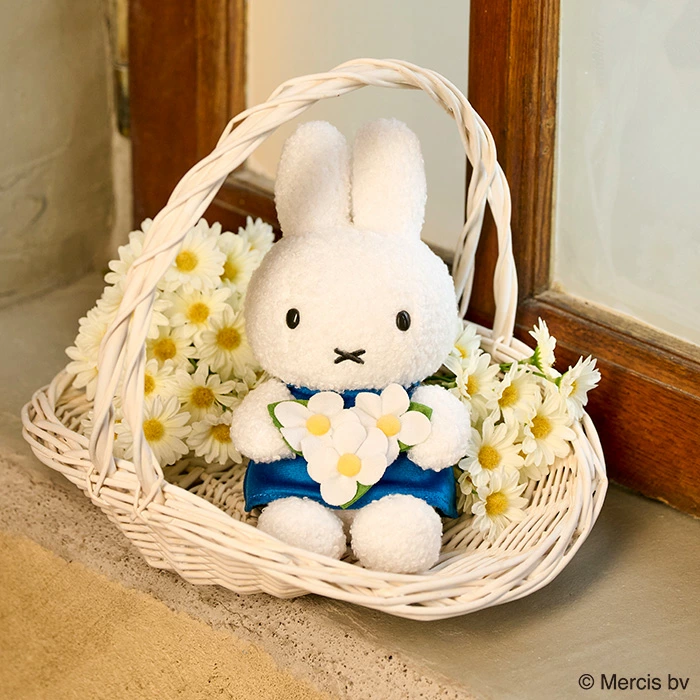 【訂貨】Miffy's Garden 公仔 藍色 小花