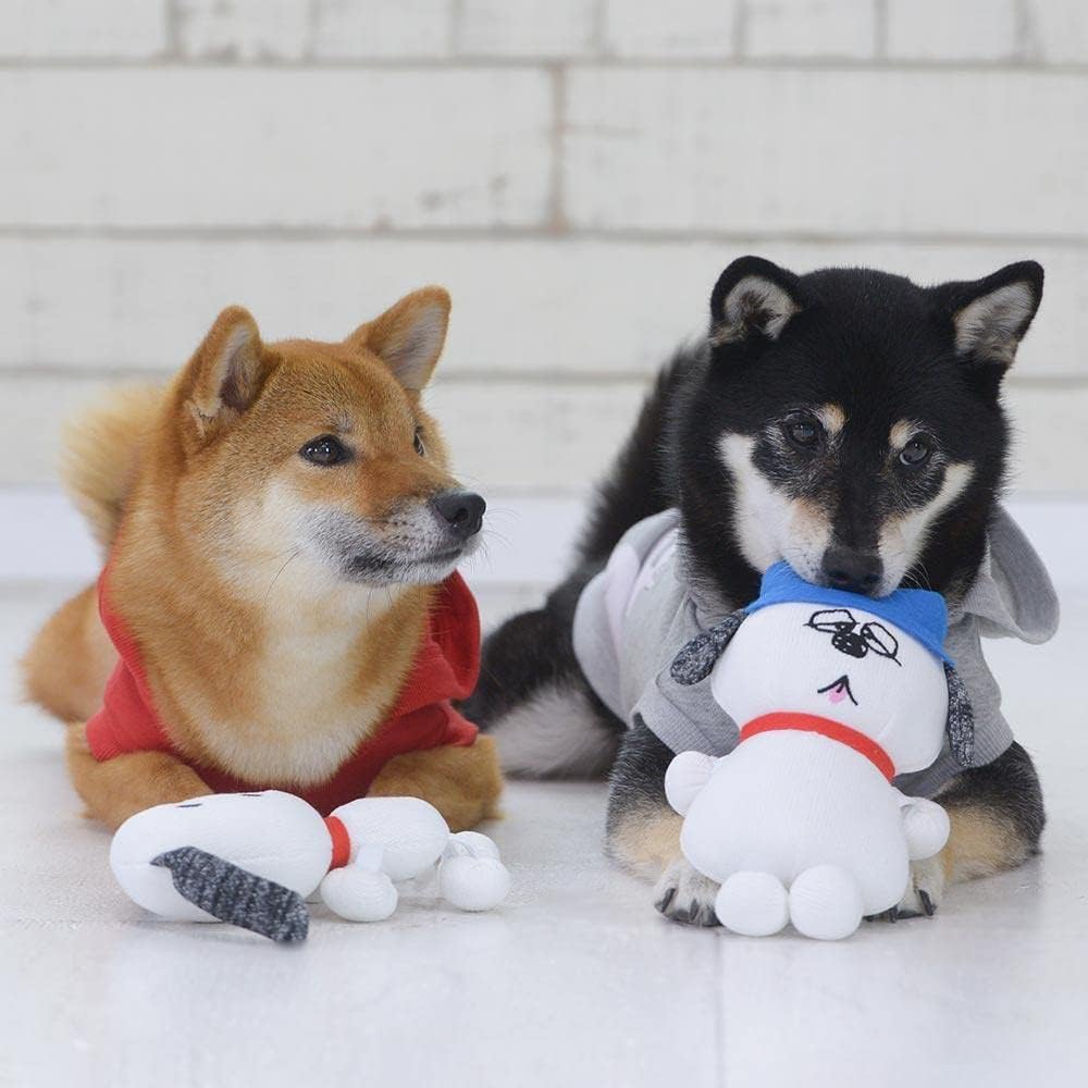 【訂貨】Peanuts 針織發聲公仔 寵物玩具（Snoopy / Belle / Olaf）