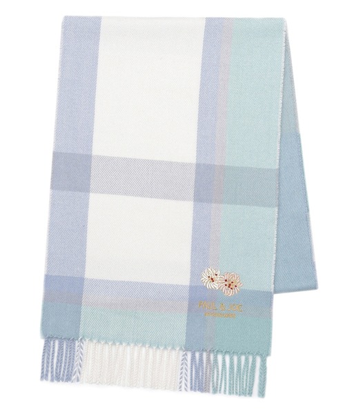 【訂貨】PAUL & JOE ACCESSORIES 刺繡圖案 貓咪 花朵 保暖圍巾 頸巾