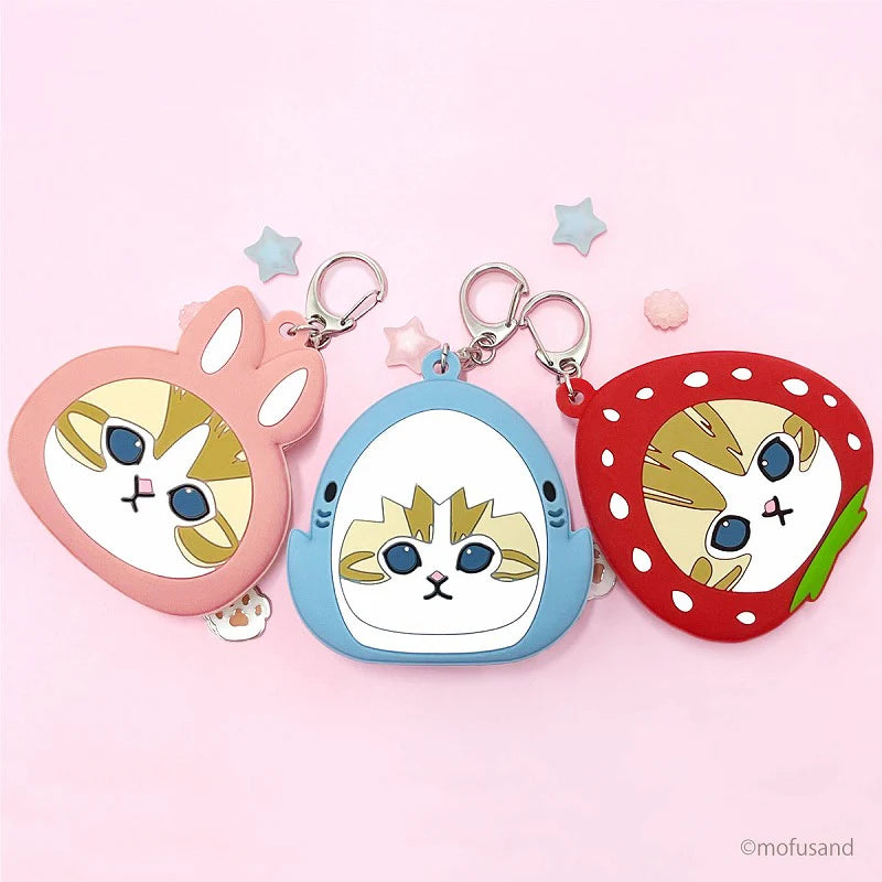 Mofusand 迷你矽膠 鑰匙扣 小掛飾 散銀包