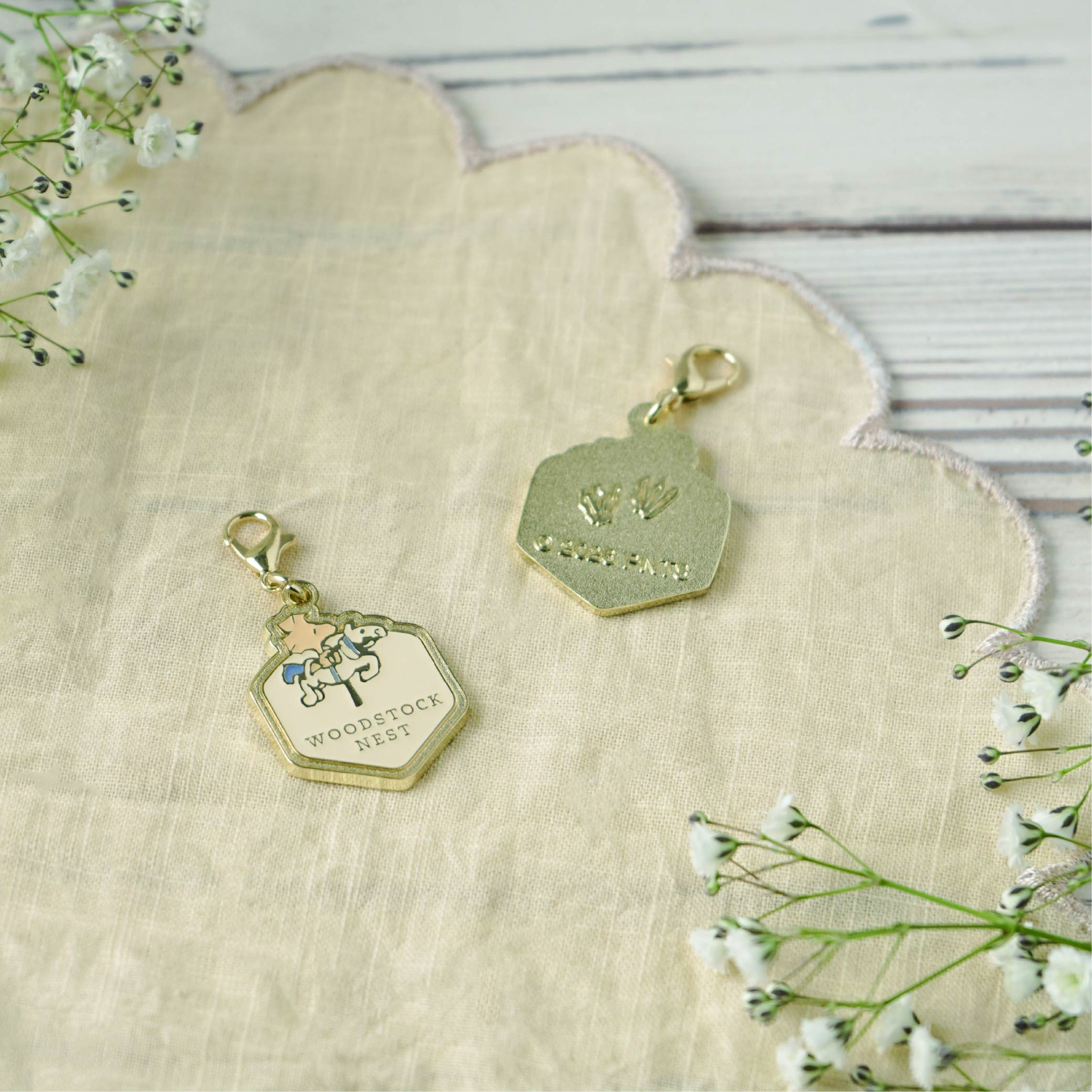 【預訂】Woodstock Nest 小吊飾 拉鍊吊扣