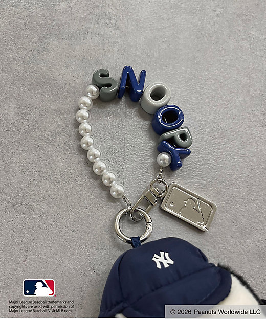 【Pre-order｜Aug】Snoopy in Ginza 2026 - MIIA MLB×PEANUTS Charm Pouch