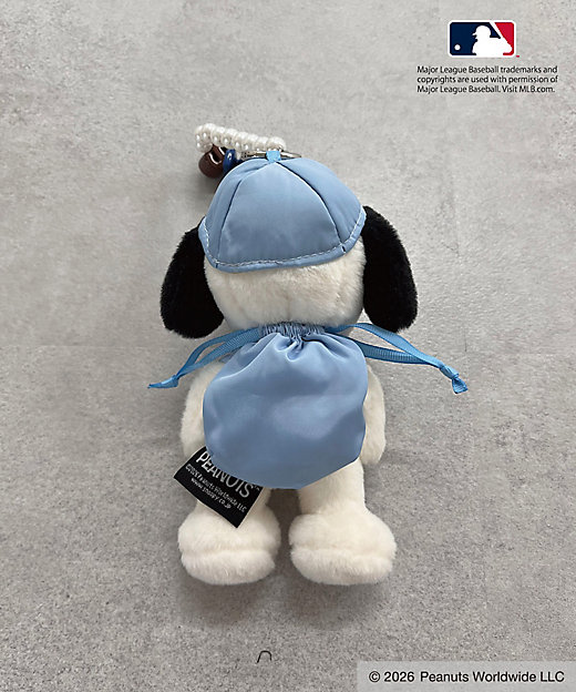 【Pre-order｜Aug】Snoopy in Ginza 2026 - MIIA MLB×PEANUTS Charm Pouch