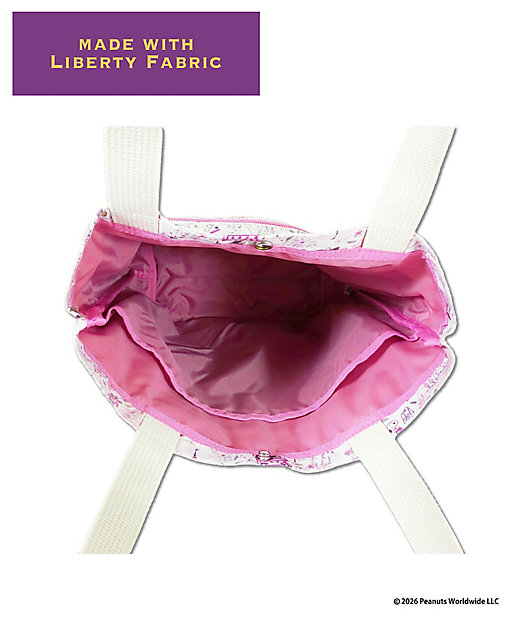 【預訂｜8月】Snoopy in Ginza 銀座展 2026 - Snoopy x Liberty Fabrics LONDON A4 手挽袋