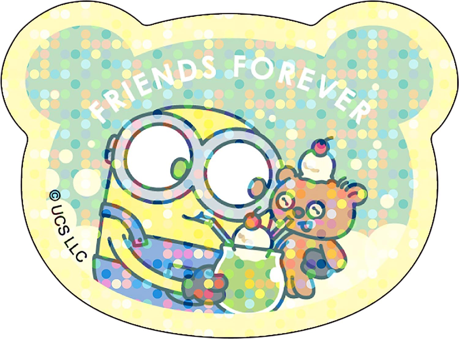 【現訂貨】Minions Bob & Tim 雷射貼紙 5枚 