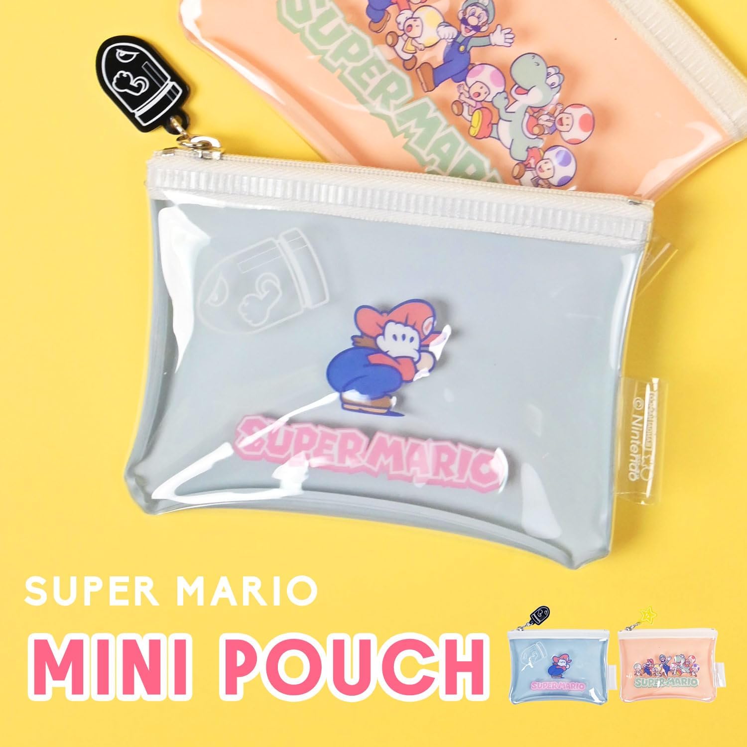 【訂貨】Super Mario 文具 - 透明收納袋 拉鍊袋