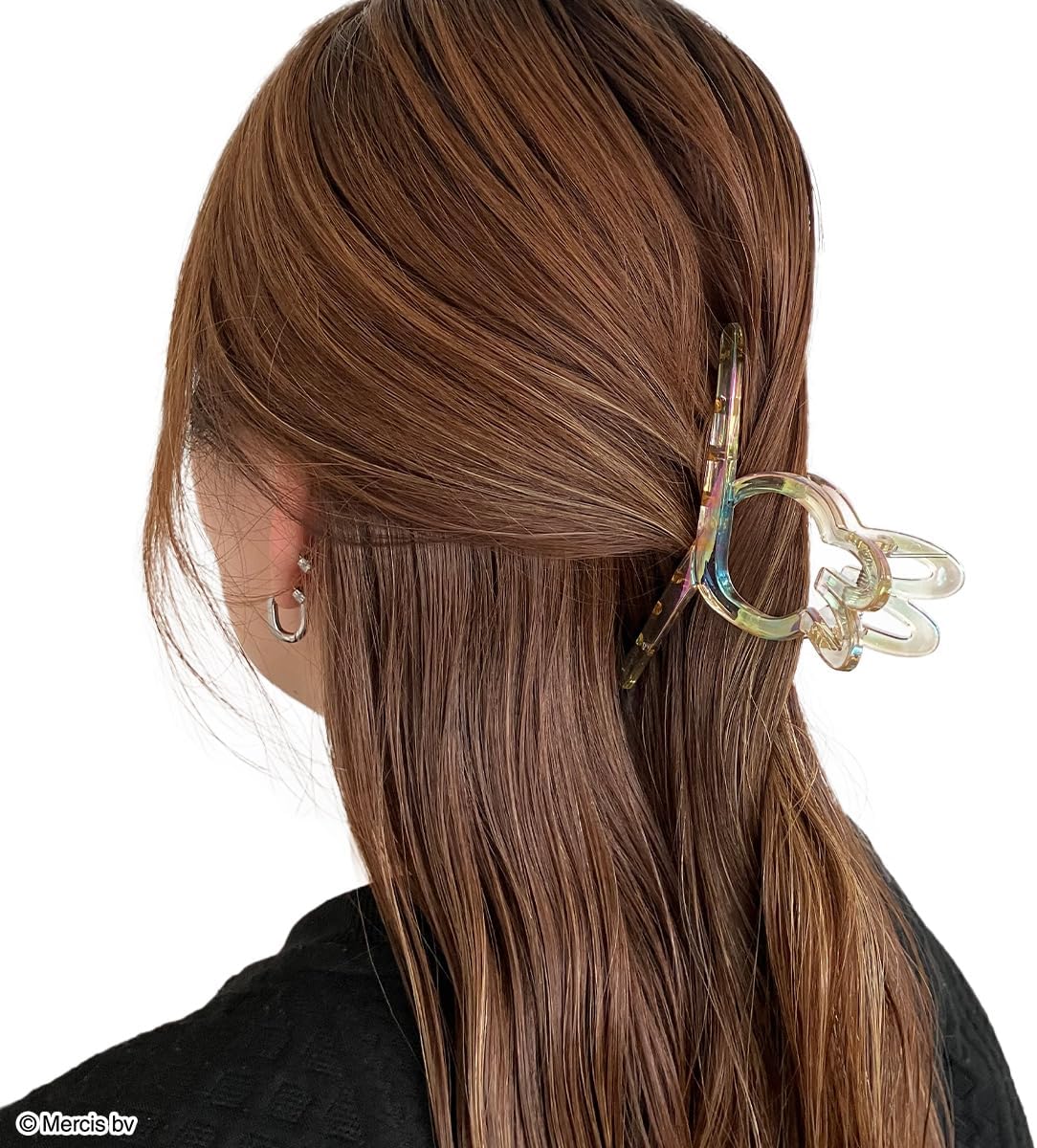 Miffy Hair Accessory Series -Twist Clips, Large Claw Clip - Gold