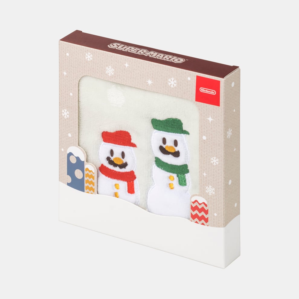 【訂貨】任天堂專門店 冬天系列 - 方毛巾