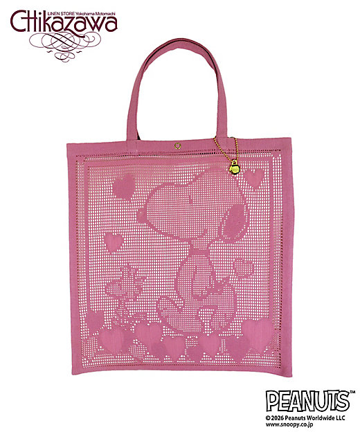 【預訂 | 8月】Snoopy in Ginza 銀座展 2026 - Snoopy & Woodstock 近沢蕾絲店 手提袋