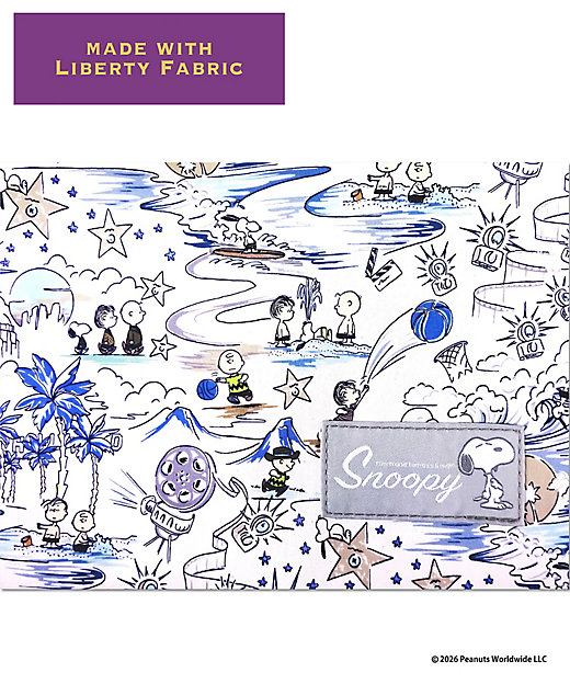 【預訂｜8月】Snoopy in Ginza 銀座展 2026 - Snoopy x Liberty Fabrics SUNNY HOLIDAY 手挽袋 (M)