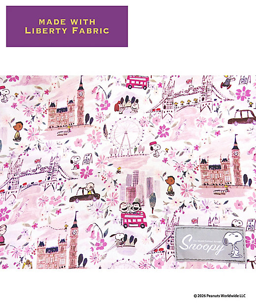 【預訂｜8月】Snoopy in Ginza 銀座展 2026 - Snoopy x Liberty Fabrics LONDON A4 手挽袋