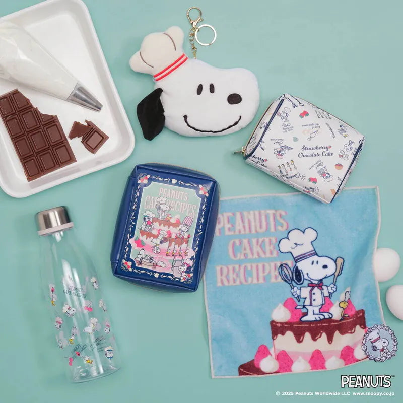 Afternoon Tea Living「PEANUTS CAKE RECIPES」- 水樽 / 伸縮卡套 / 毛巾 / 化妝袋