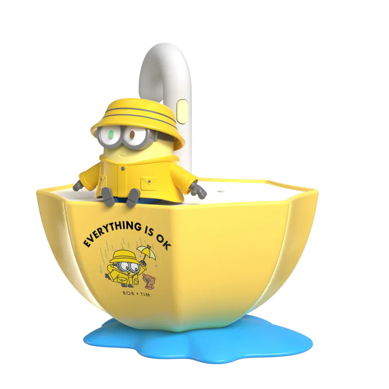 【預訂|11月中】Minions Bob & Tim 迷你兵團 小小兵 雨傘造型無線小夜燈