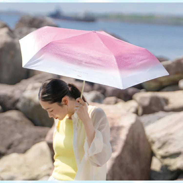 旅する喫茶 × Wpc. 忌廉梳打晴雨兩用傘 遮光傘 縮骨遮