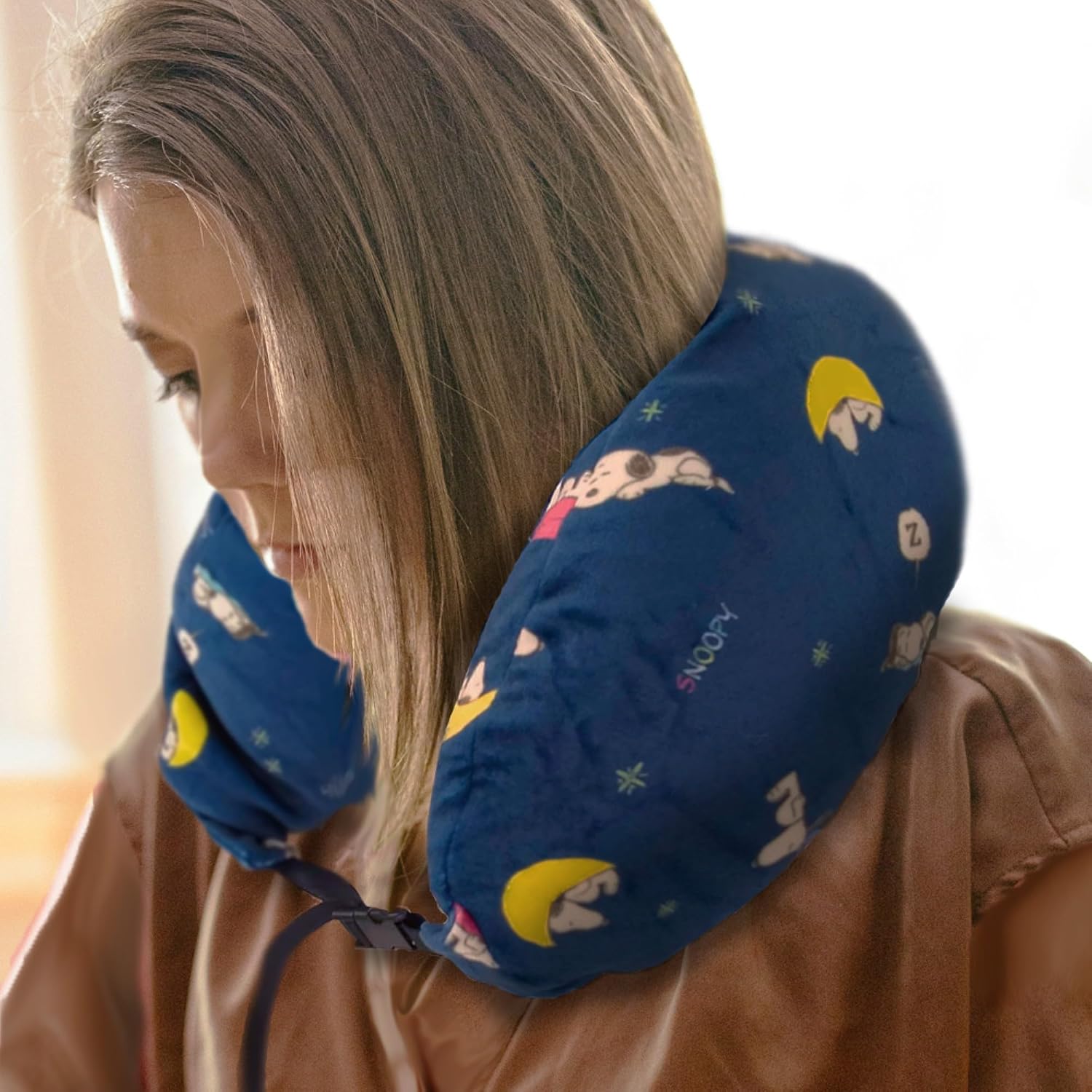 【訂貨】Snoopy 兩用旅行頸枕 Travel Pillow (星空)