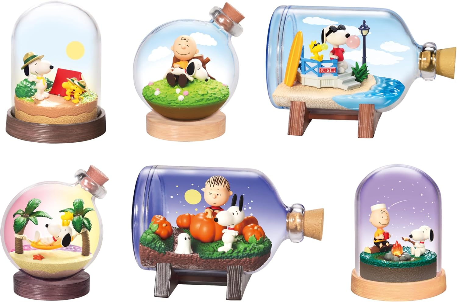 【訂貨】RE-MENT Peanuts Snoopy Time Terrarium (盲盒)