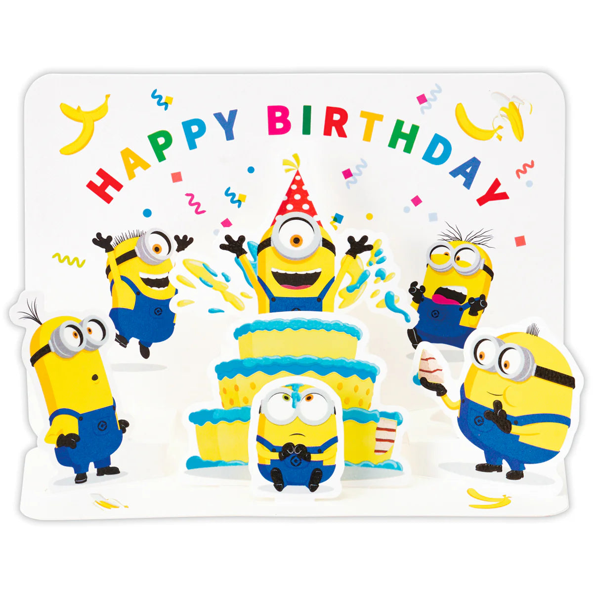 Minions 立體生日卡 (蛋糕)