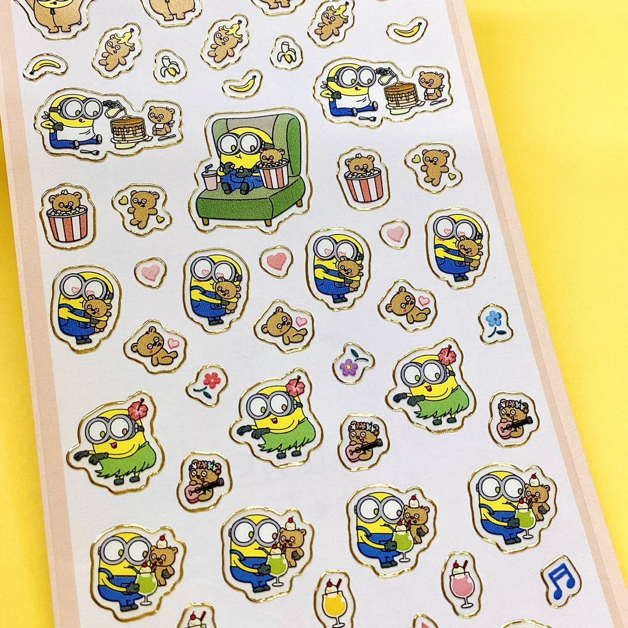 【訂貨】Minions Bob & Tim 迷你貼紙