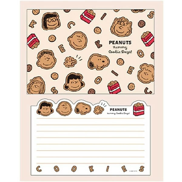 【訂貨】Peanuts Snoopy Yummy Cookie Days 信封信紙套裝