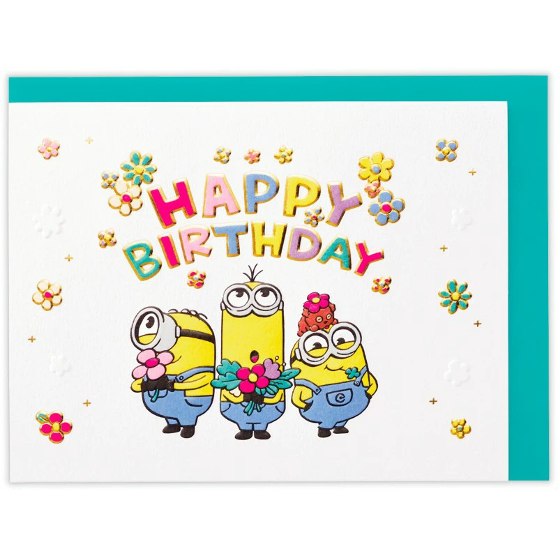 【訂貨】Minions 立體生日卡 (Say Bello)
