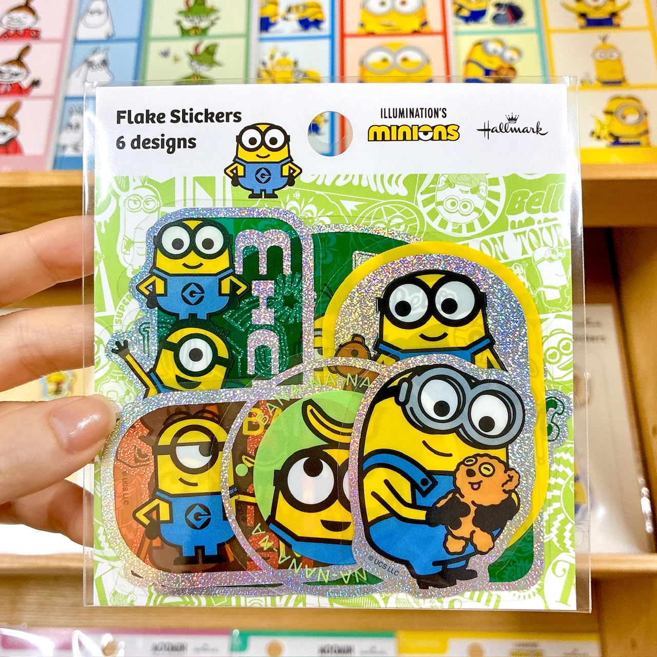 【訂貨】Minions 雷射貼紙套裝 6枚 