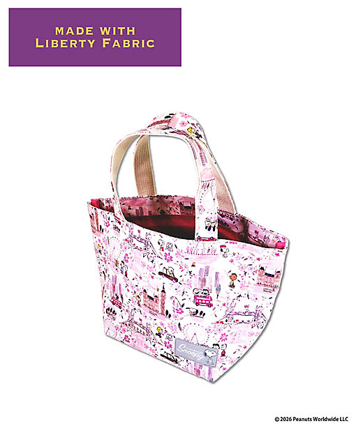 【預訂｜8月】Snoopy in Ginza 銀座展 2026 - Snoopy x Liberty Fabrics LONDON 手挽袋 午餐袋