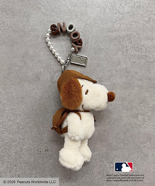 【Pre-order｜Aug】Snoopy in Ginza 2026 - MIIA MLB×PEANUTS Charm Pouch