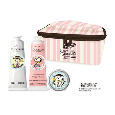 【預訂｜9月】Umeda Snoopy Fest. 2026 阪急展限定 -  L'OCCITANE  x Snoopy Shea Select Kit 乳木果系列 II