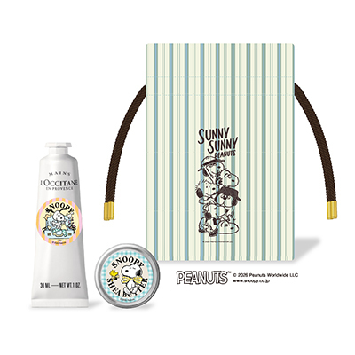 【預訂｜9月】Umeda Snoopy Fest. 2026 阪急展限定 -  L'OCCITANE  x Snoopy Shea Collection Kit 乳木果系列 I