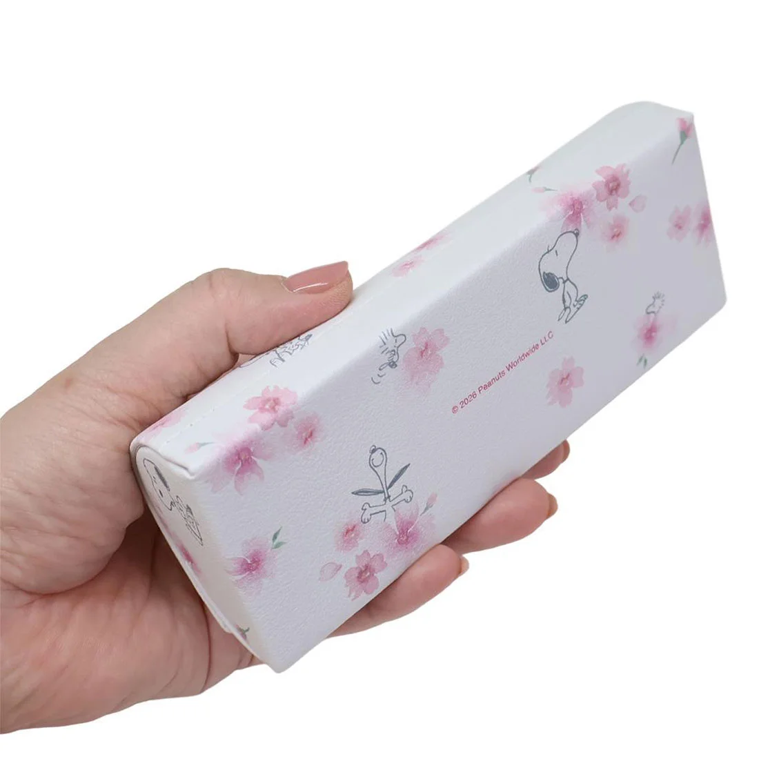 【訂貨】Snoopy Spring Sakura Series 春季櫻花系列 - 眼鏡盒連抹布（兩色可選）