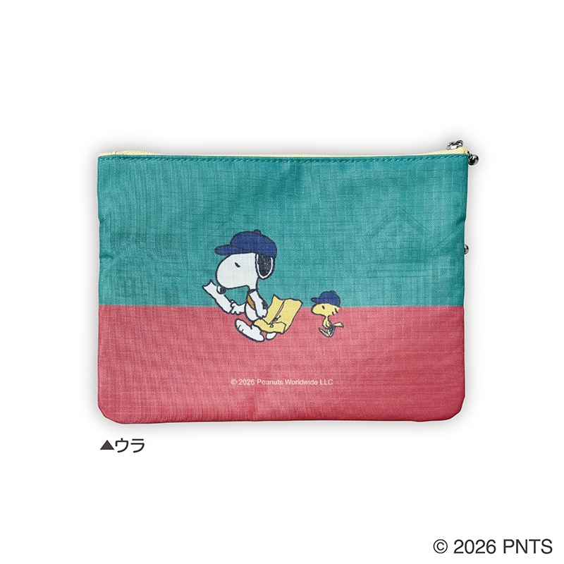 【訂貨】Snoopy x 日本郵政限定商品 - 3-zip pouch 拉鍊收納包 化妝袋
