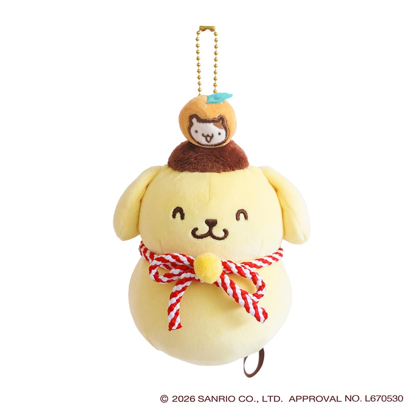 【預訂｜1月】日本郵局 x 布甸狗 布丁狗 30週年紀念 限定周邊商品 - 公仔掛飾