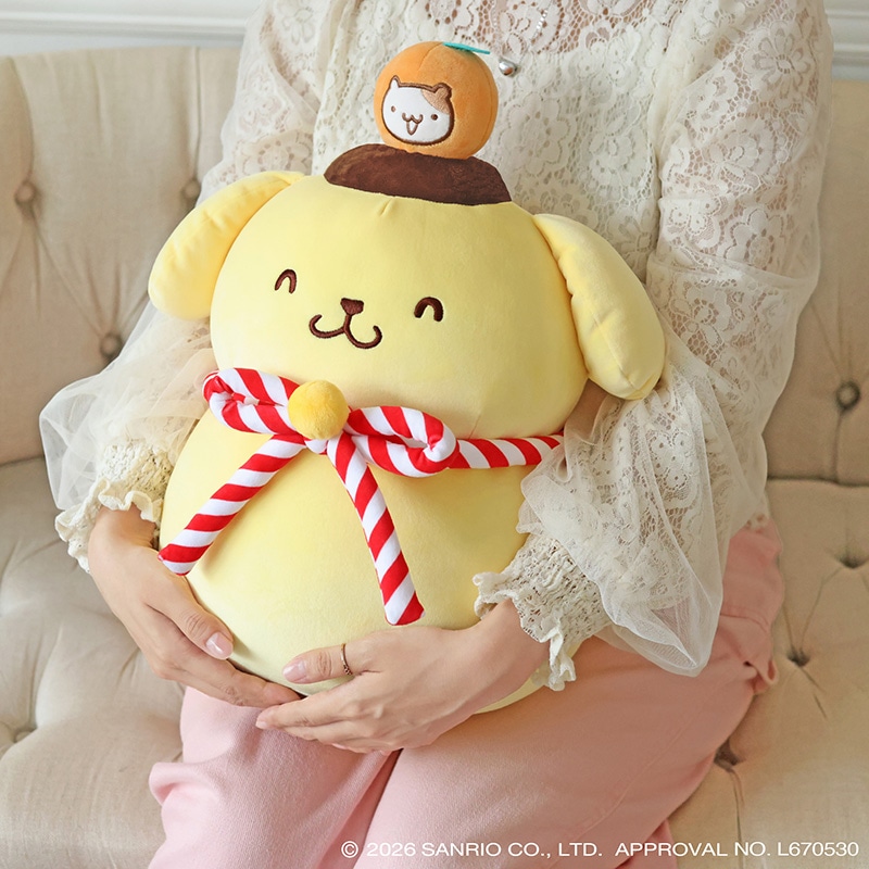 【預訂｜1月】日本郵局 x 布甸狗 布丁狗 30週年紀念 限定周邊商品 - 大公仔 抱枕 Cushion