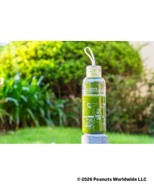 Umeda Snoopy Fest. 2026 Limited Edition - SATOYAMER Tea Shaker Bottle + ITADAKIMASU DAY Instant Green Tea Powder (30-day)
