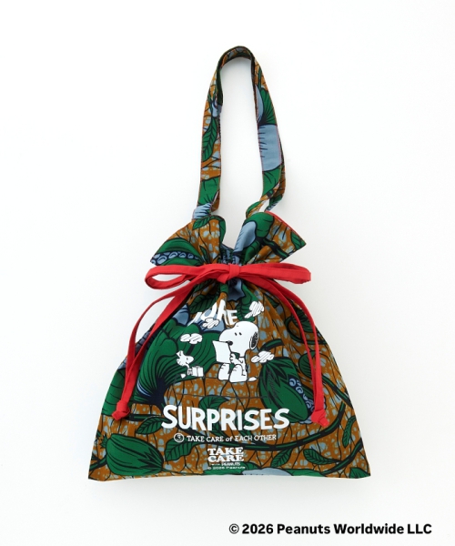 【預訂|11月】Umeda Snoopy Fest. 2026 阪急展限定 - CLOUDY x Snoopy 民族風索繩手挽袋