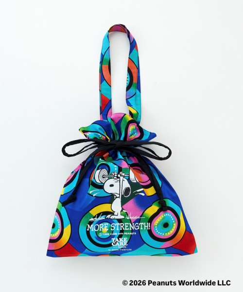 【預訂|11月】Umeda Snoopy Fest. 2026 阪急展限定 - CLOUDY x Snoopy 民族風索繩手挽袋