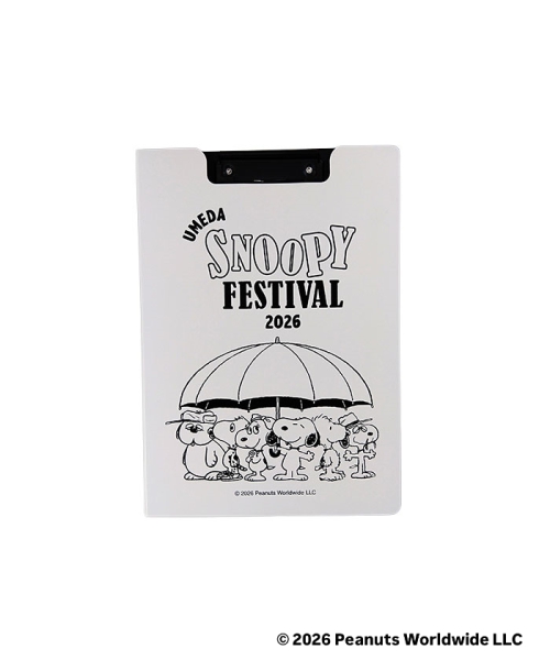 【預訂｜9月】Umeda Snoopy Fest. 2026 阪急展限定 - A4 Binder Clipboard 文件夾