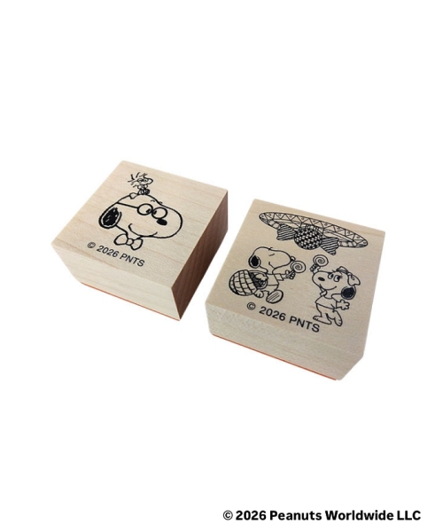 Umeda Snoopy Fest. 2026 Limited Edition - Wooden Stamp 40x40mm