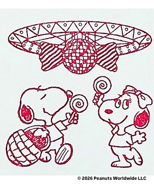 Umeda Snoopy Fest. 2026 Limited Edition - Wooden Stamp 40x40mm