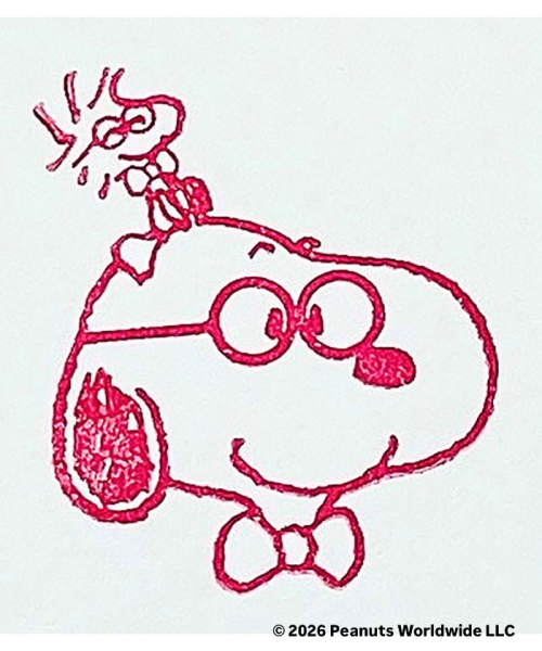 Umeda Snoopy Fest. 2026 Limited Edition - Wooden Stamp 40x40mm
