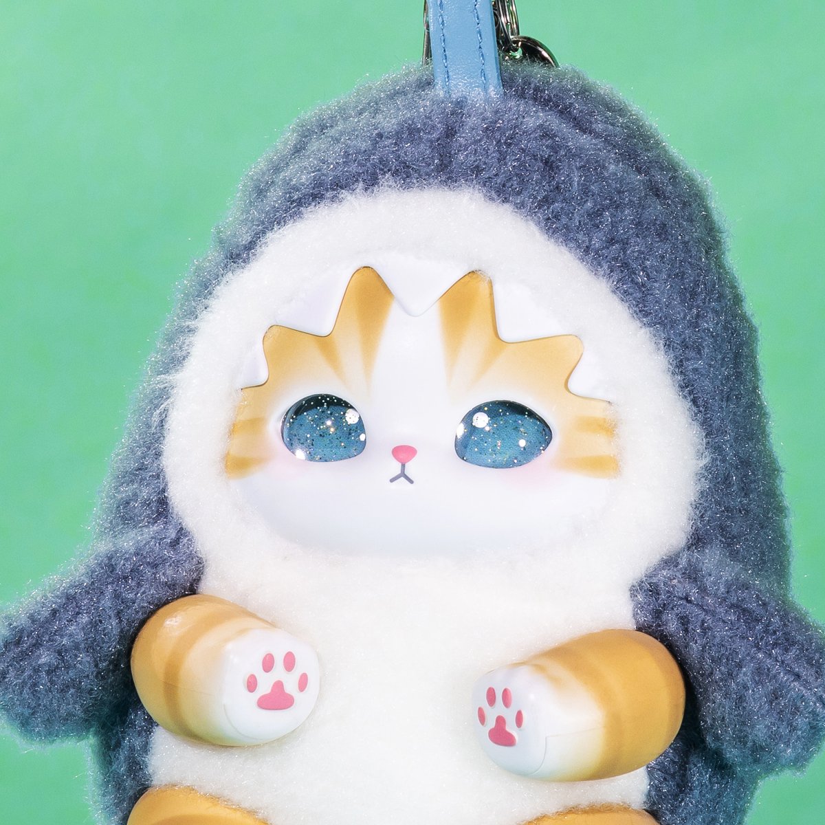 Order】Mofusand Kiramekko Fluffy Kittens Mascot Keychain