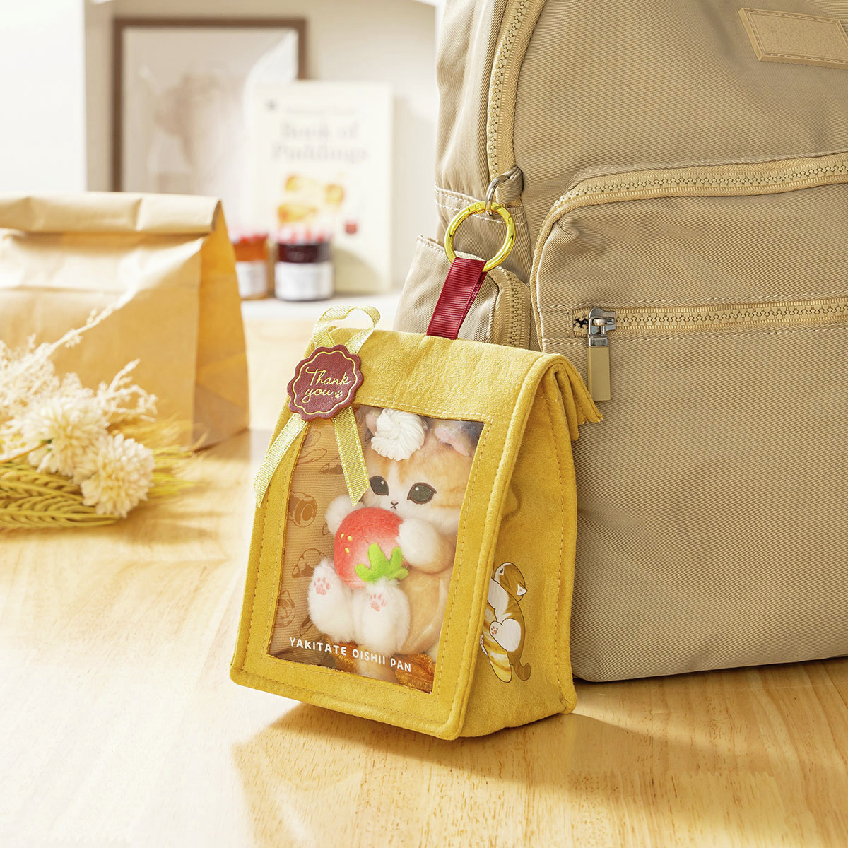 【預訂｜5月】Mofusand mofumofu Bakery 公仔掛飾 - 紙袋風 麵包袋 痛袋 透明娃包 