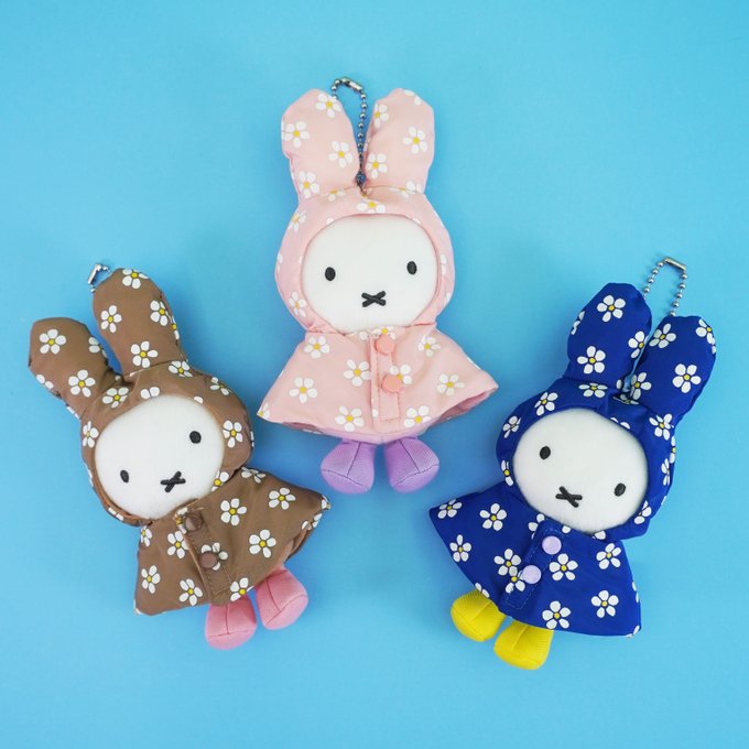 【預訂｜5月底】Miffy Style 限定 雨の日 雨衣掛飾（3色可選）
