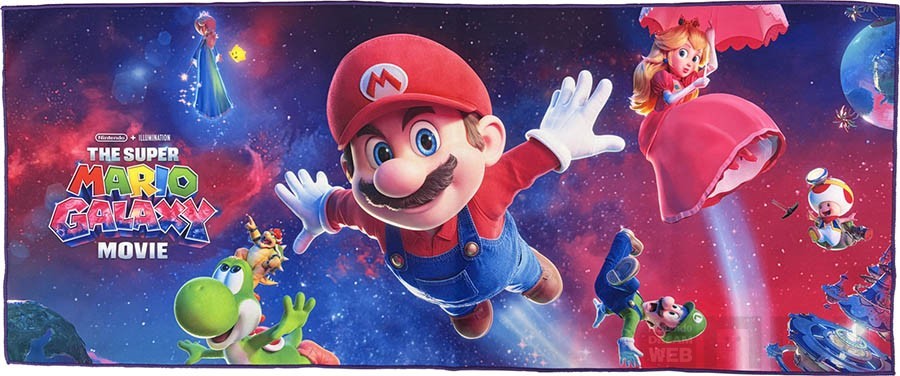 【訂貨】The Super Mario Galaxy Movie 劇場限定商品 - Visual Towel 長毛巾