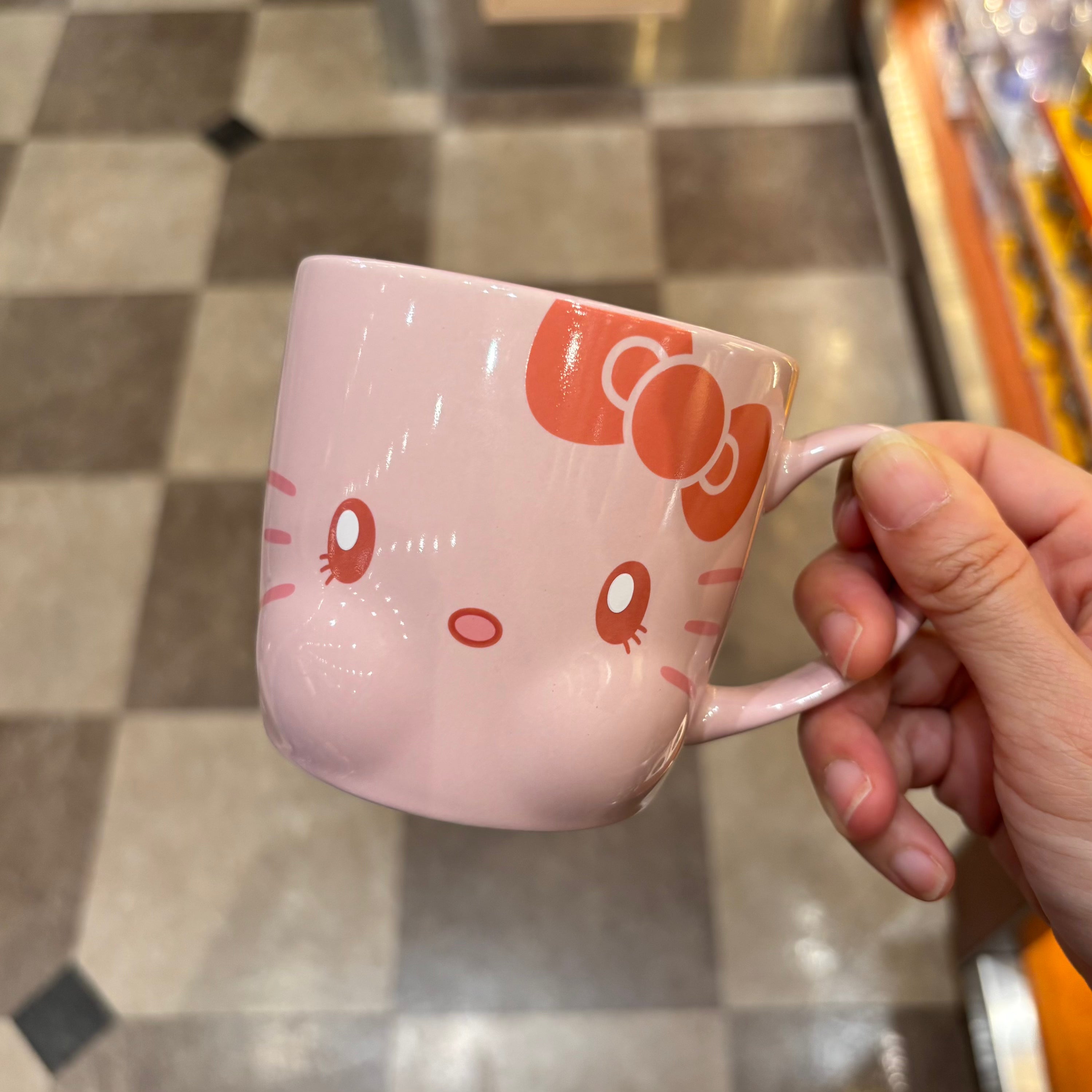 USJ Hello Kitty 立體表情瓷杯