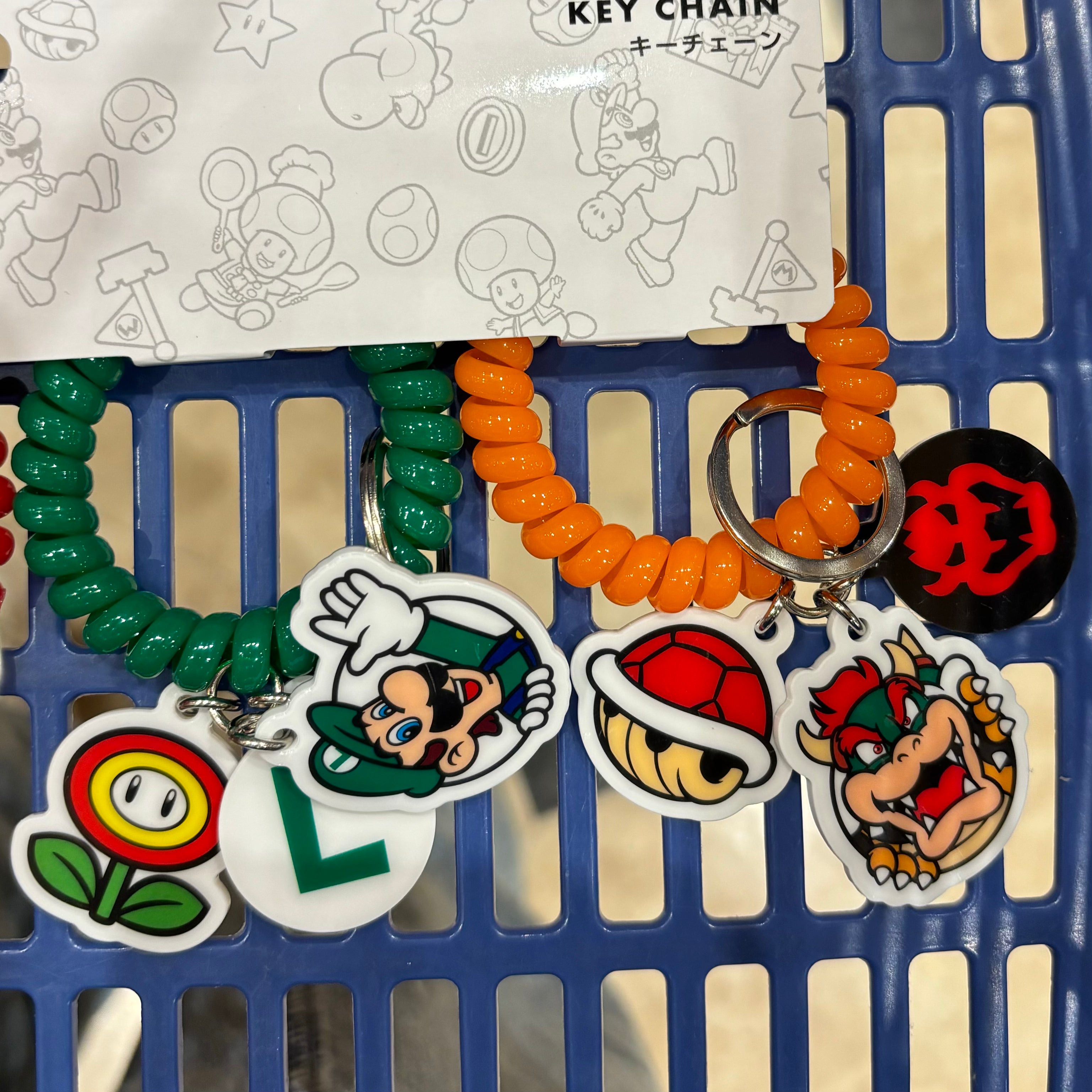 【訂貨】USJ 任天堂世界 Mario 橡筋鑰匙扣 （4pcs）